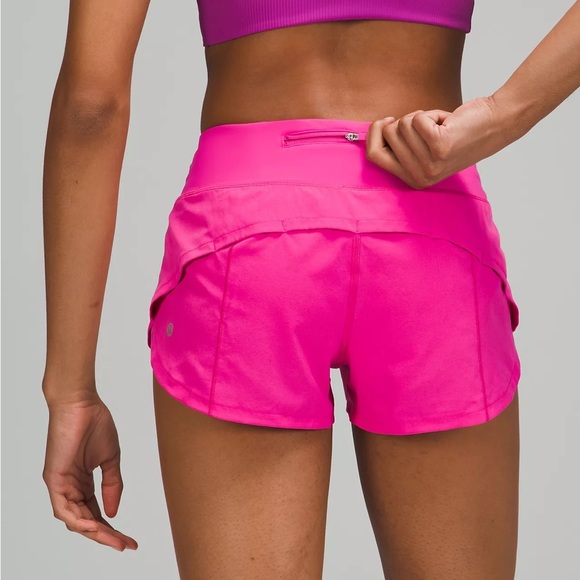 NWOT SPEED UP LOW-RISE LINED SHORT 2.5" Ripened Raspberry - Picture 6 of 7